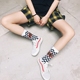 Hàn Quốc ins port gió Harajuku cờ đam ván trượt trong ống cotton vớ nam và nữ đường phố hip hop vớ dài thủy triều tất lười nam Vớ bông