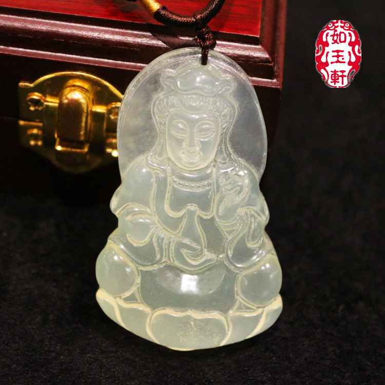 Xiuyu Pendant Jade Guanyin Guanyin Pendant Jade Pendant Jade Guanyin Pure Natural Xiuyu With Appraisal - Taobao