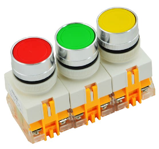 Dresy LAY7-11BN button self-reset flat head button 1 often open 1 normally close button