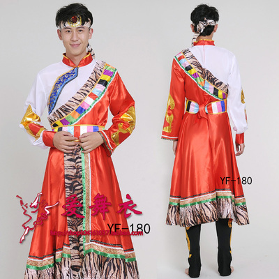 Trang phục múa Tây Tạng mới Trang phục biểu diễn thiểu số nam giới Trang  phục biểu diễn Tây Tạng Trang phục biểu diễn Tây Tạng trang phục dân tộc  thái |