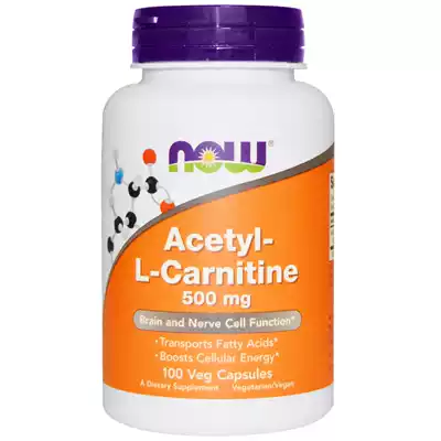 US Shipping Now Foods Acetyl L-L-base Vegetarian Capsules 500mg 100 capsules