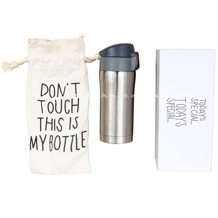77bike customized stainless steel insulation cup single hand cover to work cup cycling kettle car cup