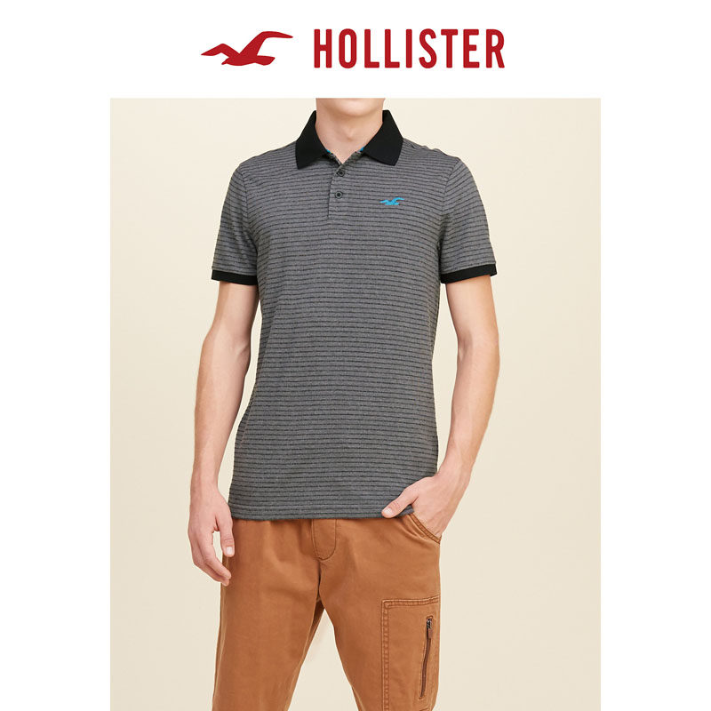 Hollister撞色标识图样 Polo 衫 男 122465