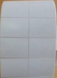 Double-row label 35 25 5000 adhesive copper plate paper blank barcode print sticker rounded corners 35 25