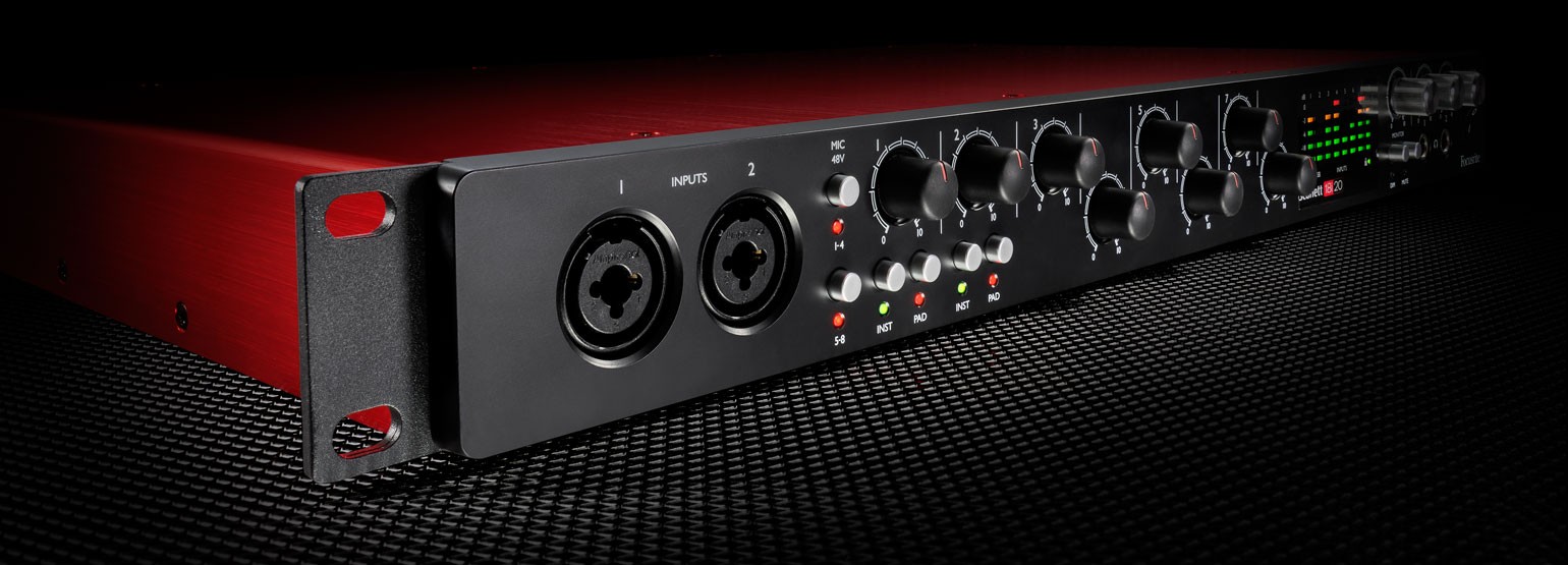 Focusrite Scarlett 18i20 second generation new USB audio interface