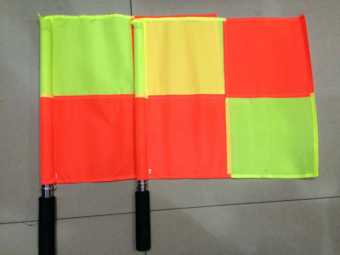 Patrol flag Side cutting flag Football referee flag Signal flag Hand flag Football flag referee equipment