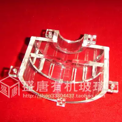 Transparent Plexiglass pipe bar Acrylic Acrylic shunt pipe Pipe fittings Drilling custom organic pipe