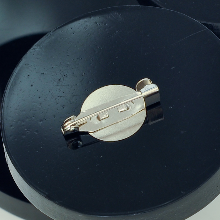 Handmade DIY baby clothes accessories sticky cloth sticker pin iron small round badge 20mm*13mm*5mm