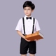 Trẻ em hoa cô gái ăn mặc đám cưới phù hợp với mùa hè sáu ngày của trẻ em học sinh tiểu học nhỏ máy chủ điệp viên trang phục set đồ vest bé trai Váy trẻ em