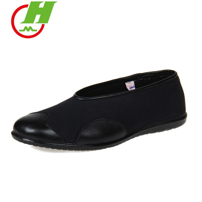 Red cotton Tai Chi canvas soft bottom spring and autumn men's slip-on old Beijing casual Tai Chi martial arts training sports shoes