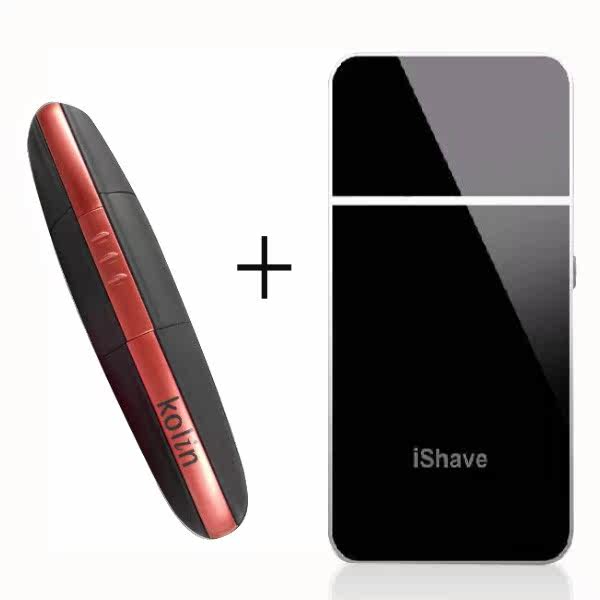 【iShave】电动刮胡刀+歌林水洗鼻毛刀RSM-1888+台湾官网直邮进口