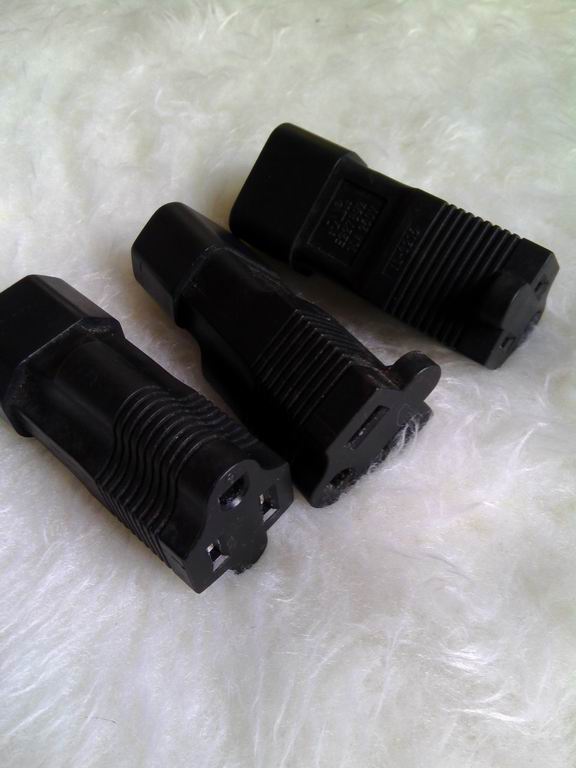 yl-3215 power cord male socket head butt male power conversion plug three-foot three-hole plug-Taobao