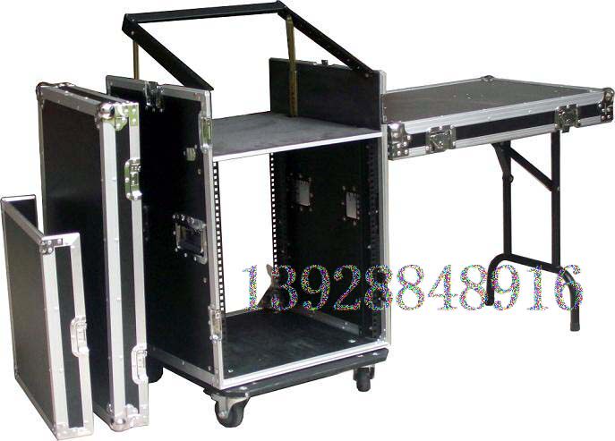 16U three-door aviation case with workbench computer desk power amplifier cabinet host shell