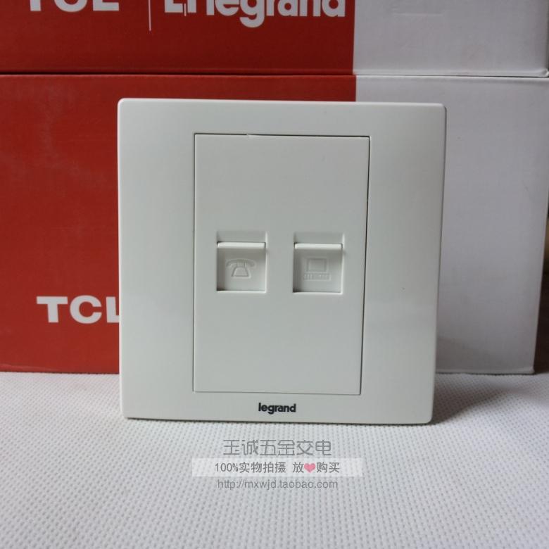 Legrand Rogue Langmei soon series phone computer socket ENT01 C01 wall socket Type 86