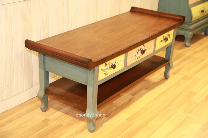 Mediterranean tea several Mediterranean furniture Mediterranean style tea several tea cases three-fight table tea table three-fight table