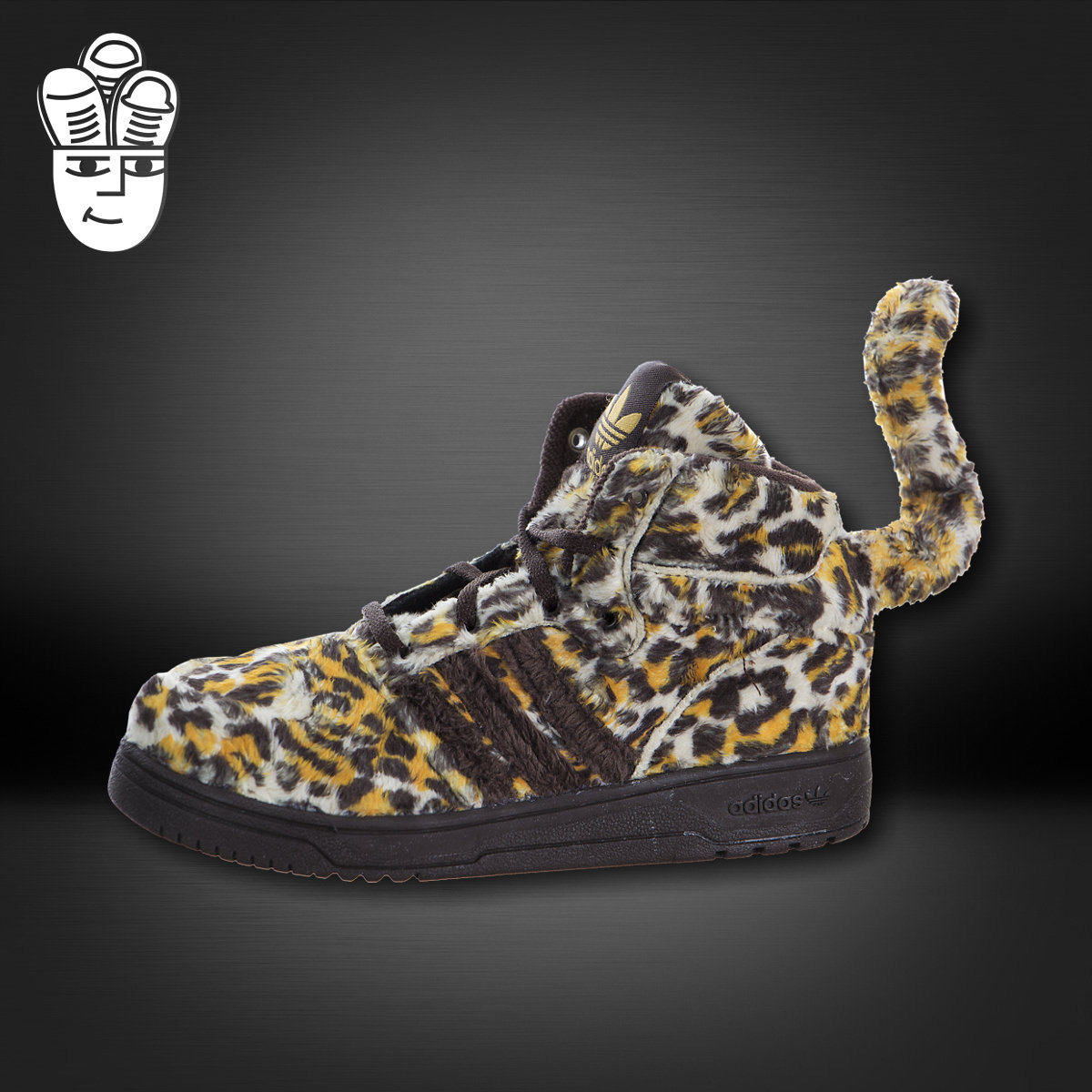 Adidas Jeremy Scott Leopard (Toddler) 阿迪达斯儿童运动休闲鞋