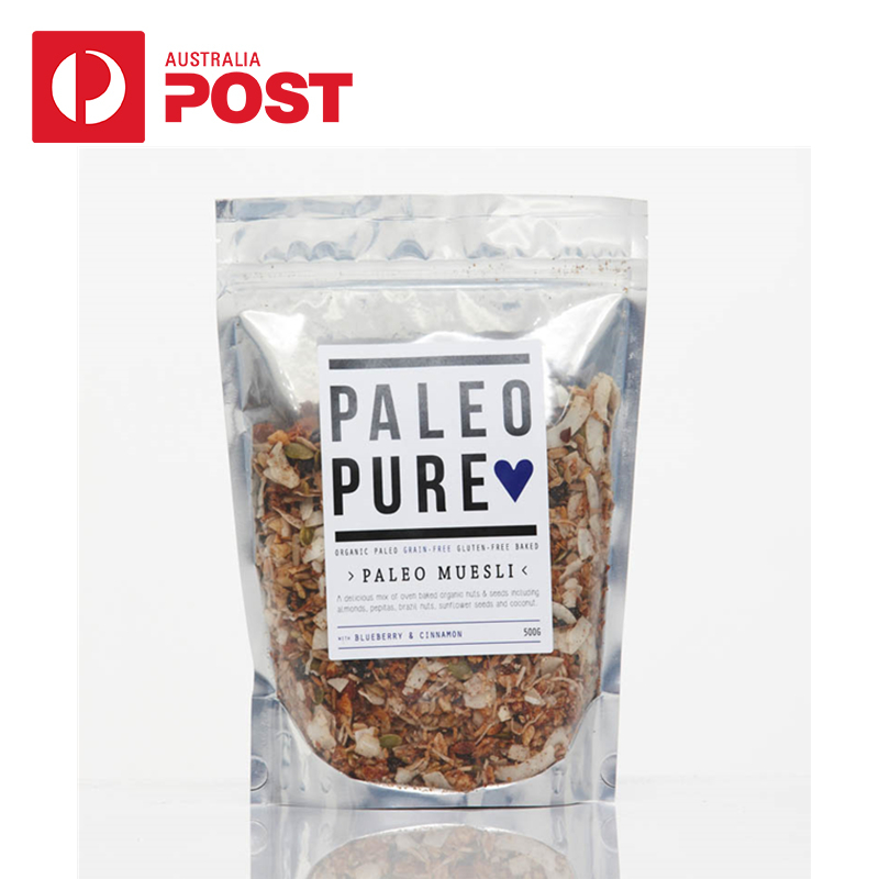 Paleo Pure 蓝莓&肉桂谷物早餐 酥脆营养（无糖无燕麦）500g