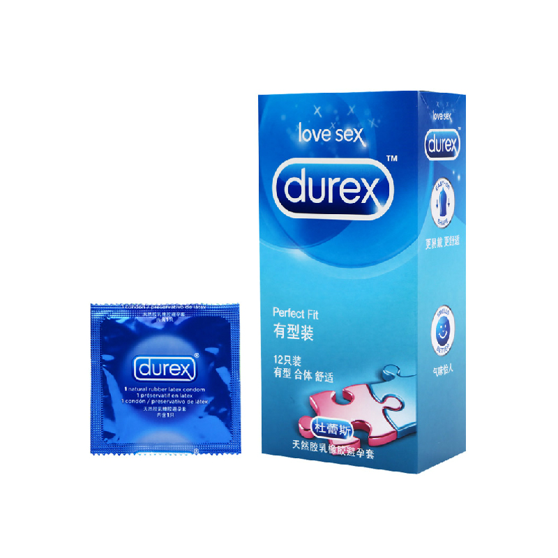 包邮 杜蕾斯 有型装安全套超薄避孕套正品 情趣成人用品 12片