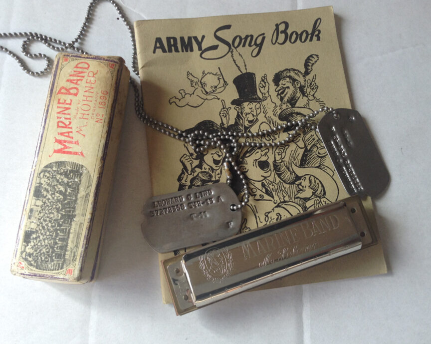 World war ii U S A harmonica