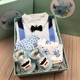 Hộp quà cho bé mùa hè Nam bé Mùa hè ngắn tay Cotton Bông quý ông Haberdash Dress Set Little Prince Baiti Quà tặng set đồ sơ sinh cho bé gái Bộ quà tặng em bé
