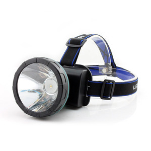 Chính hãng LED mạnh đèn pha tầm xa sạc câu cá ánh sáng ngoài trời trắng vàng ánh sáng màu xanh mỏ đèn mặc đèn pin