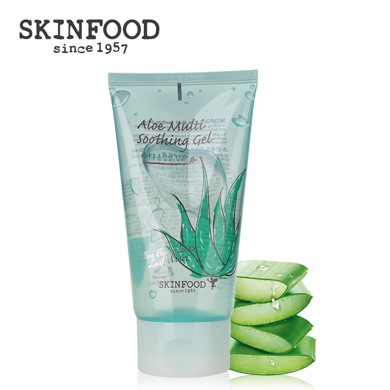 skinfood思亲肤芦荟身体舒缓凝胶补水紧致深层滋润150ml