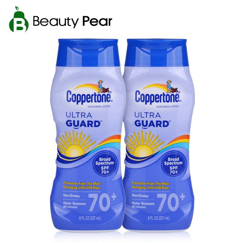 美国水宝宝超透气清爽防水保湿防晒乳SPF70 237G*2
