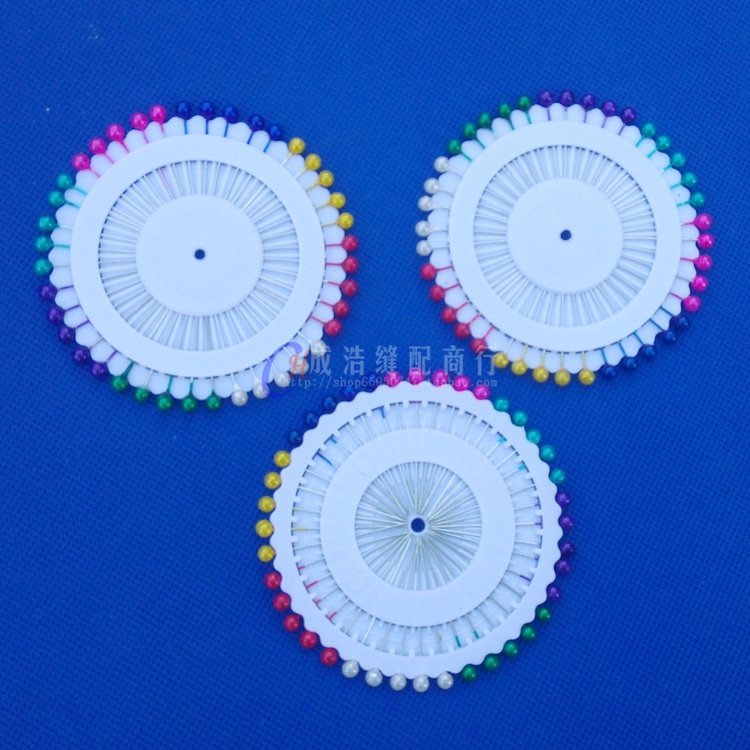 Positioning needle Pearl pin color needle DIY bead needle China knot patchwork clothing plate making color positioning needle