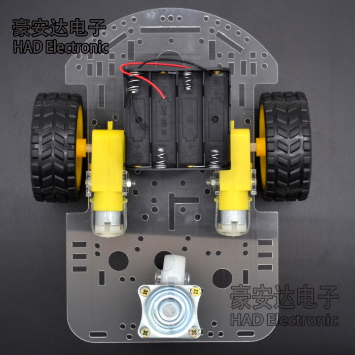2WD循迹/壁障/智能小车底盘套件 智能机器人 送测速码盘