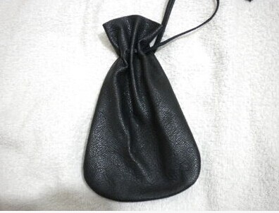 Leather pipe bag custom jewelry text play jade jewelry storage bag earphone storage bag