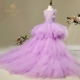 Váy công chúa cô gái váy dạ hội trẻ em fluffy váy cưới đuôi váy mô hình sàn catwalk váy hoa cô gái piano váy trẻ em 10 tuổi Váy trẻ em