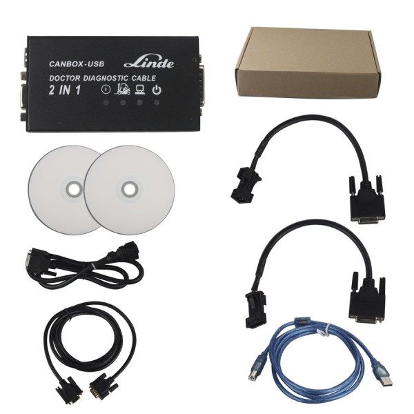 Suitable for Linde Canbox and Doctor Diagnostic Cable Linde Stacker 2 in 1