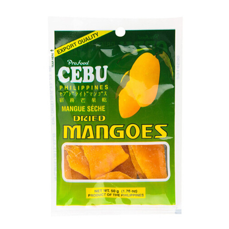 【天猫超市】菲律宾进口 宿雾芒果干 50g/袋  CEBU宿务