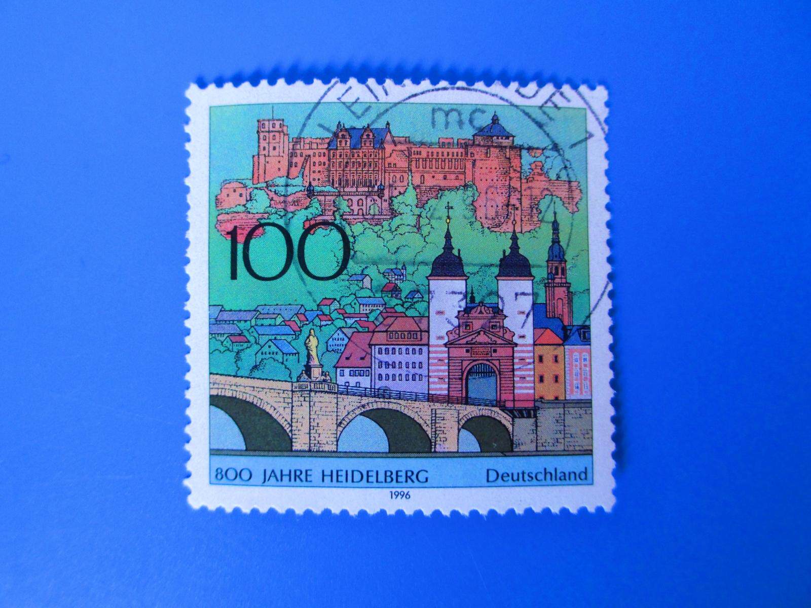 Foreign Stamp Germany 1996 Heidelberg Jiancheng 800 Annual Letter Pin 1 All full RMB18