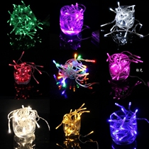LED lantern flashing light string always bright starry battery string light wedding festival Light Garden Light 2 m-10 m