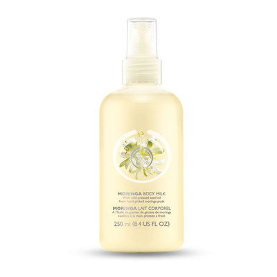 香港直邮THE BODY SHOP美体小铺辣木花润肤保湿乳液/身体乳250ml
