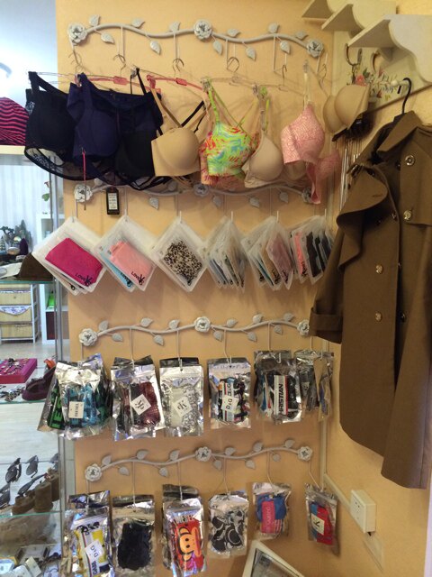 Iron Art Socks Show Shelf Hooks Up Wall Boxed Underwear Briefs Racks Silk Socks Children Socks Shelf Accessories Shop Hooks