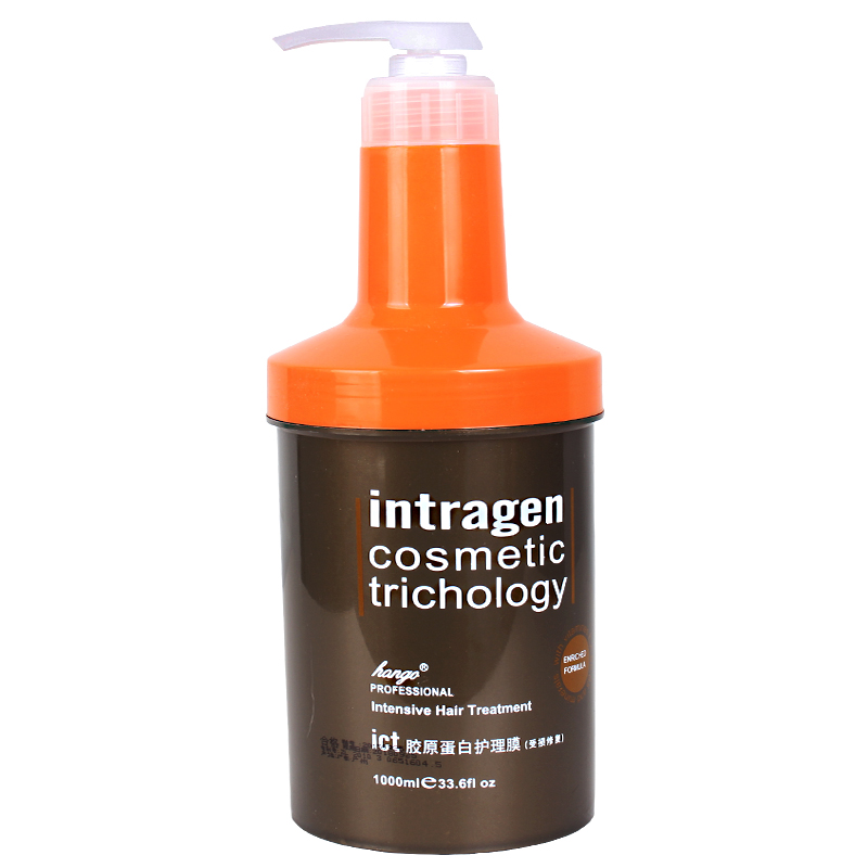 正品汉高发膜ict胶原蛋白护发倒膜/营养护理焗油膏1000ml（压嘴）
