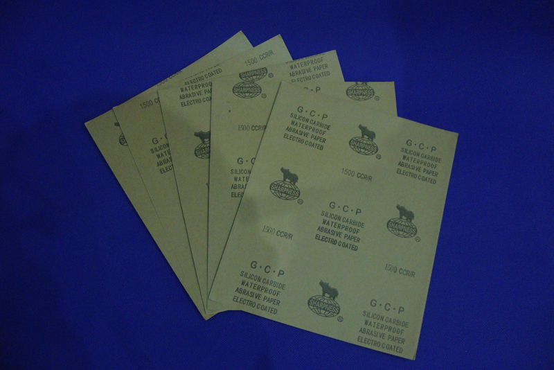Water Scrub Paper 600 No. 800 No. 1200 No. 1500 Water Scrub Paper