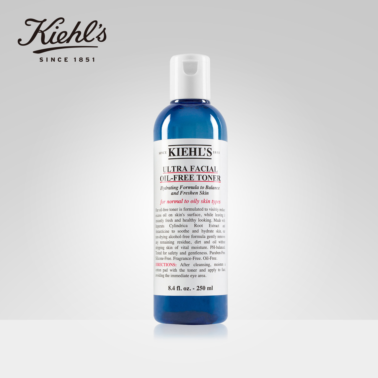 Kiehl's科颜氏清爽舒润爽肤水250ml 温和舒缓 补水保湿