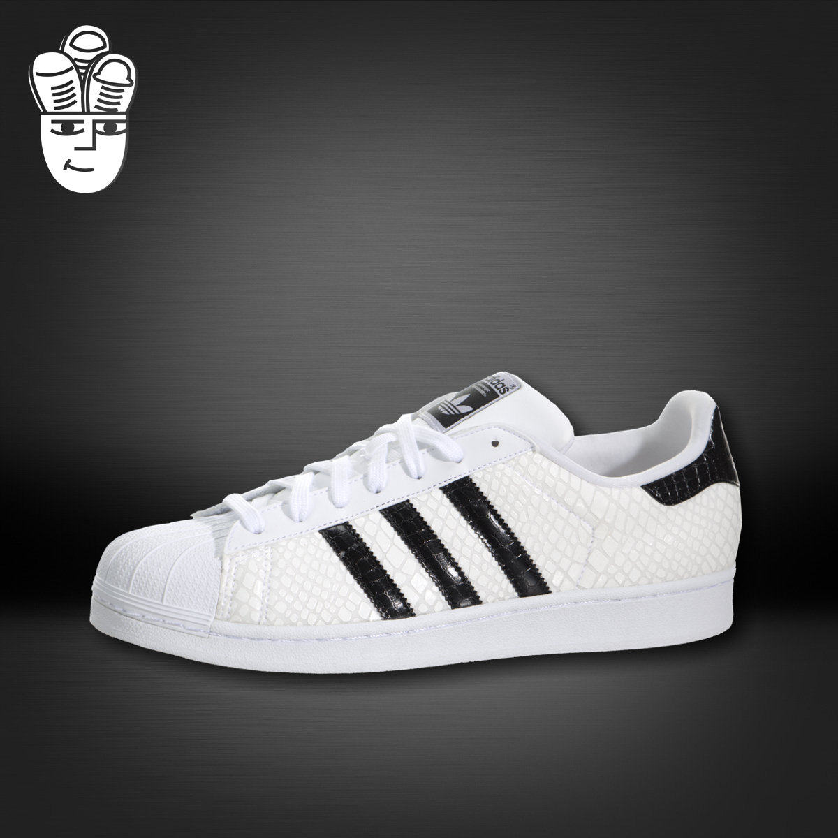 Adidas Superstar 阿迪达斯 男子 贝壳头板鞋 蛇纹休闲鞋