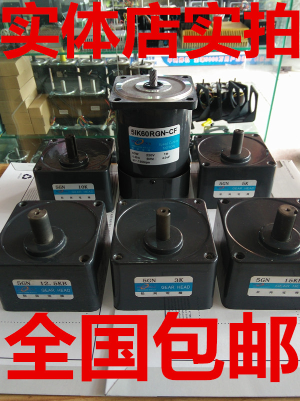 Geared Motor Songgang Motor 60W 5IK60RGN-CF 5GN60KB 5GN100KB 5GN200KB