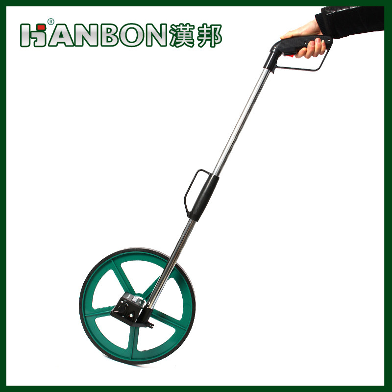 Hanbon mechanical rangefinder number-display distance measuring wheel handheld ruler measuring wheel distance measuring car distance measuring instrument