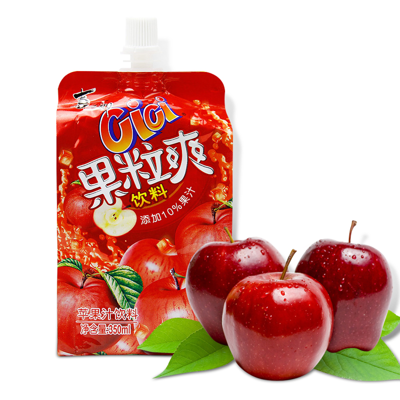 【天猫超市】喜之郎 cici苹果果粒爽果冻饮料 350ml 婚庆用品零食