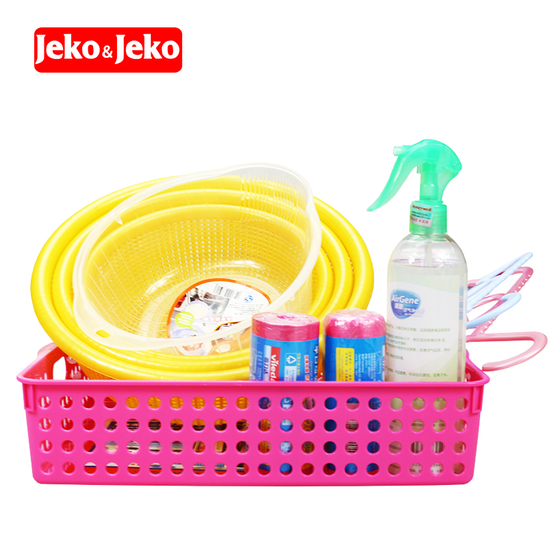 Jeko＆Jeko大号百纳框 厨房收纳筐 玩具收纳篮颜色随机