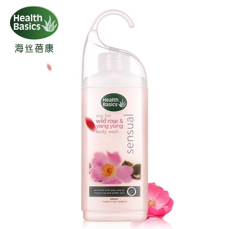 进口海丝蓓康蔷薇依兰沐浴露芦荟蔷薇果油沐浴乳嫩白肌肤240ml