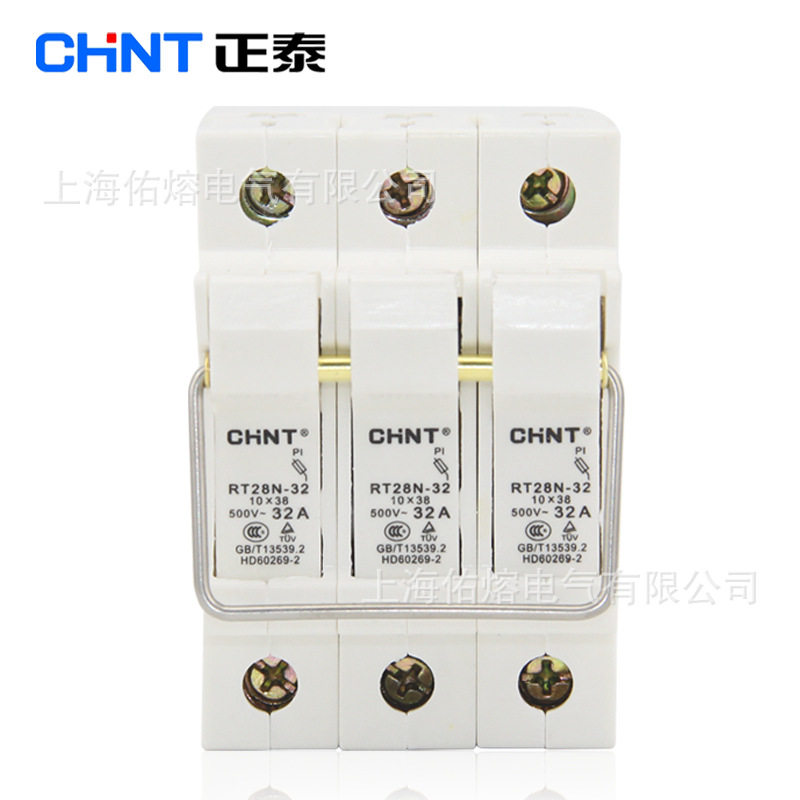 Zhengtai RT28N-32 fuse tube base R015 RS15 500V 32A 32A 10 * 38 fuse base case