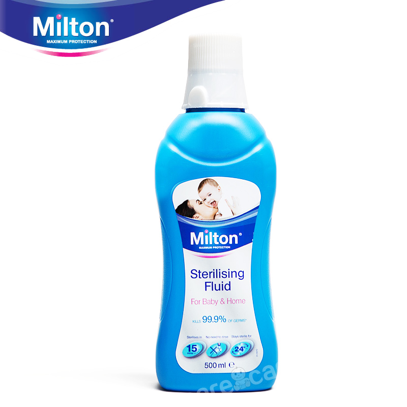 英国进口 Milton妙儿康婴儿宝宝奶瓶/餐具/玩具洗护消毒液 500ml