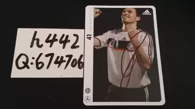 Westerman Germany DFB official autograph card