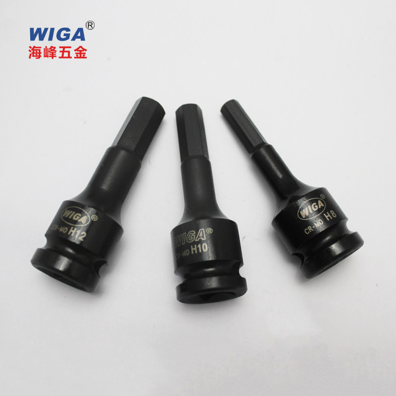 Taiwan WIGA powerful steel 1 2 hexagonal steam sleeve pneumatic press fit sleeve convex sleeve import tool